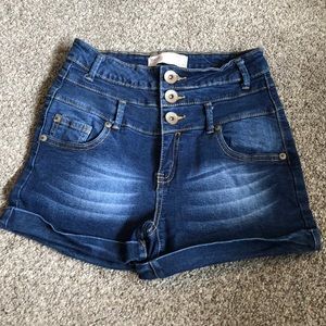 Cotton On High Waisted Stretchy Denim Shorts 4